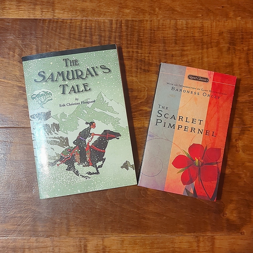 The Samurai's Tale and The Scarlet Pimpernel books